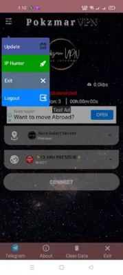 Pokzmar VPN android App screenshot 3