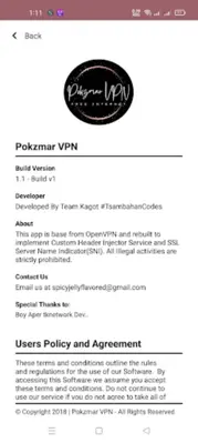 Pokzmar VPN android App screenshot 4